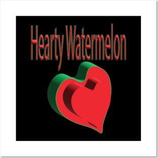 Hearty Watermelon Posters and Art